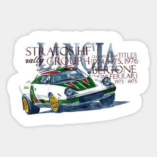 Rally: Lancia Stratos Sticker